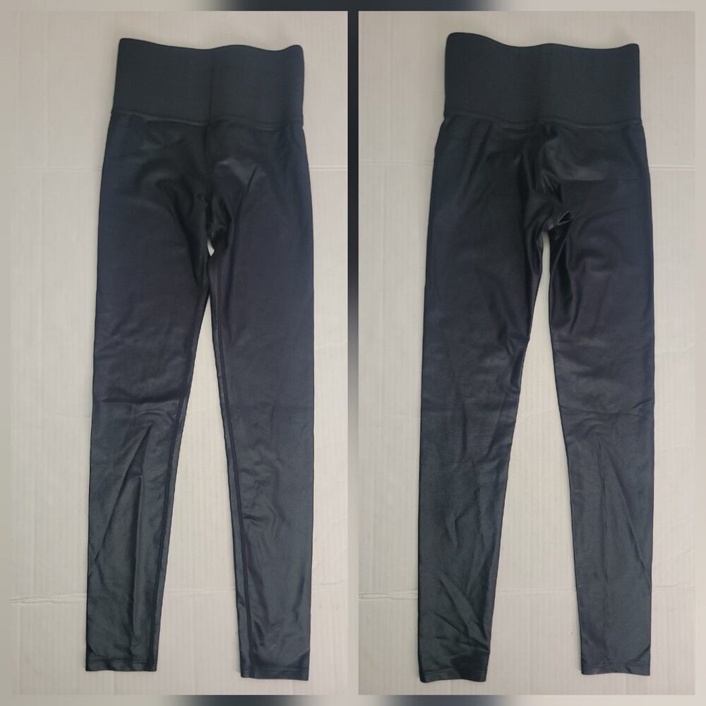 Carbon38 Leggings Womens SZ XS High Rise Takara Shine Lustrous Black